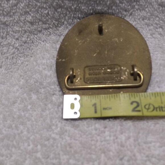 Shorty\'s Country Western Saloon Dyna Buckle Provo Utah Stamped No 11 Great VTG main image 5
